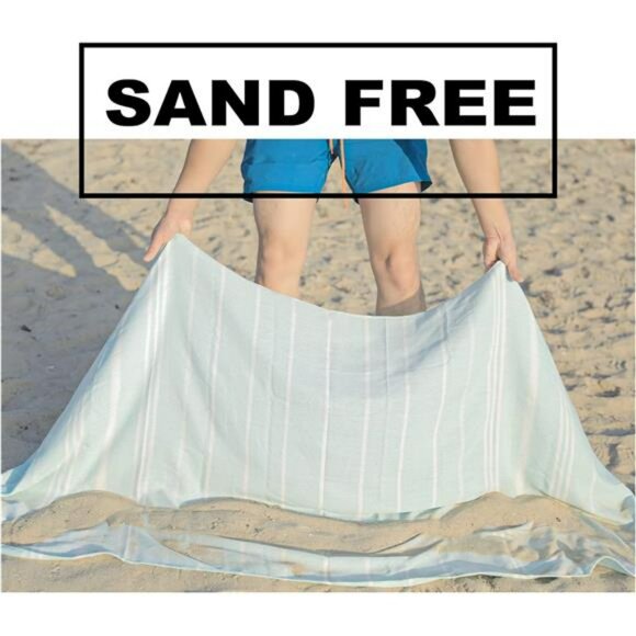 Oversized Quick Dry Beach Towel Sand Free XL Swim Pool Travel Blanket - Picture 5 of 6